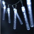 Bright 220V 10M 50 LED String Fairy Lights Strip Ice Lamp Bubble Bar picks Cone Christmas