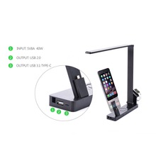 Newest Functional Mobile Phone Smart Watch Charging Dock Station Desk Lamp and Wireless Charger For All