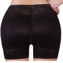 Black padde hip panty lace Bottoms Up underwear bottom hip pad panty sexy lingerie buttock up panty Women Padded Panty for women