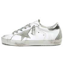New women’s Golden Goose man’s flats silver fashion low cut casual STAR deluxe Italy brand G23D121P1 GGDB online shop
