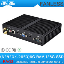 Quad Core Mini PC N2920 J2850 Intel Pentium Processor with 8G RAM 128G SSD Nettop Media Player Mini Computer