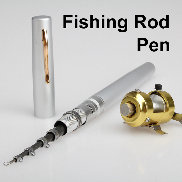 Good Quality Mens Mini Camping Travel Fish Pen Fishing Rod Pole Reel C V3NF
