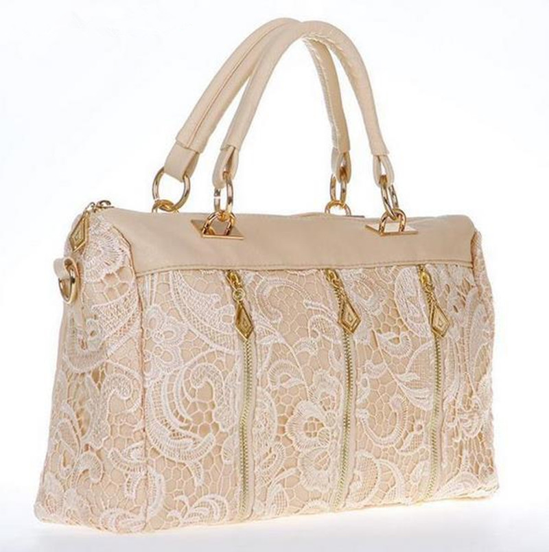 2015 Brand new lace decoration bags leather handbags wholesale handbags shoulder bag Korean ...