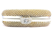 2015 Rhienstone Bridal Clutch Bag Gold Crystal Wedding Handbag Lady fashion Silver Minaudiere Evening Party Prom