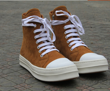 genuine leather plus size 37 46 men outside Outdoor walking ankle boots 100 natural original brands