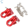 1 Pair Hook Hitch Tow Shackles Red for RC 1 10 Scale Crawler Drifting Car Upgrade