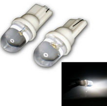 2pcs High Qulity T10 194 W5W 1 LED Pure White Dome Instrument Car Light Bulb Lamp High Quality Car Interior Lights