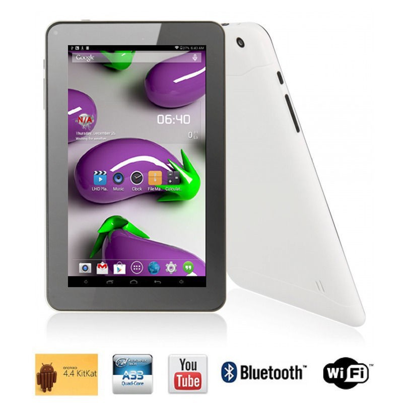 9 Inch A33 Quad Core Android Tablet 1GB Ram 16GB Rom Wi Fi Bluetooth External 3G