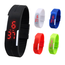 Sport LED Watches Candy Color Silicone Rubber Touch Screen Digital Watches Waterproof Bracelet Wristwatch L05709
