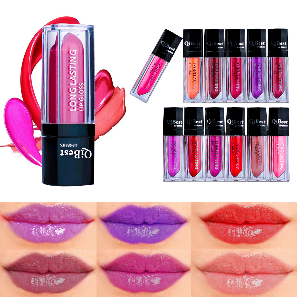 12 Colors Beauty Lip Gloss Waterproof Makeup Matte Long Lasting Liquid Matte Lipstick Assorted Lip Maquiagem