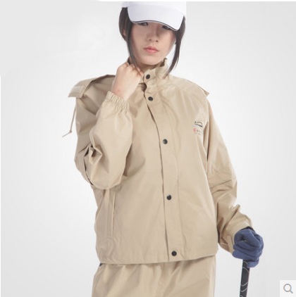 Golf Style font b burberry b font men Women Rain Coat Pants Outdoor Jacket Waterproof Burbe