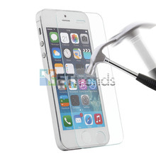 200pcs/lot 0.2MM 2.5D Tempered Glass Screen Protector For iPhone 5/5S Protective Film DHL Free Shipping