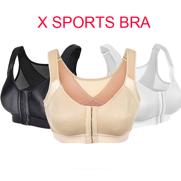 women sports bra X font b shaper b font anti shock buckle underwear ultra thin breathable