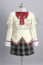 New 2016 Free Shipping Puella Magi Madoka Magica Cosplay Costume Mitakihara Middle School Uniform