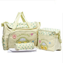 Free shipping new 2014 nappy mummy bag print maternity handbag diaper bags baby tote