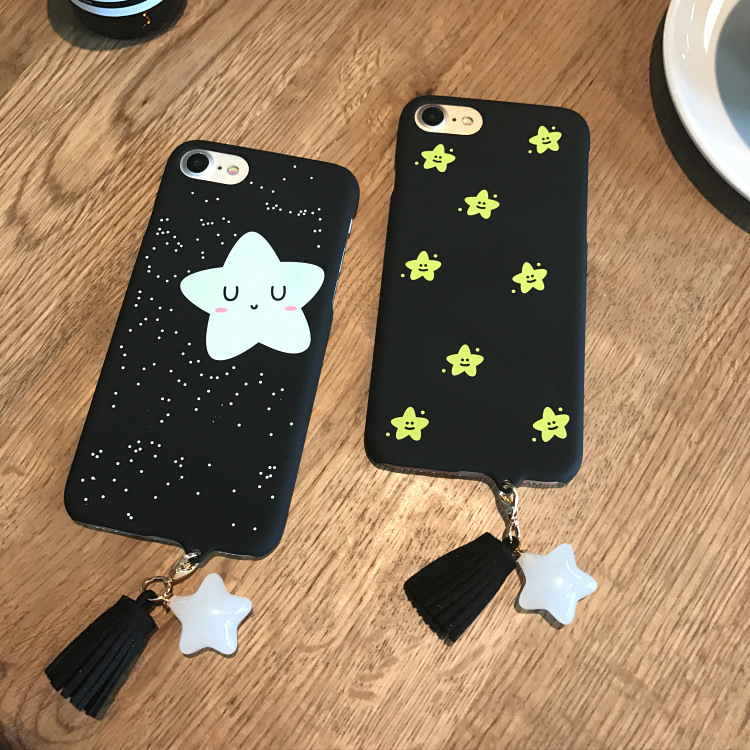 Szyhome Phone Cases For Iphone 6 6s 7 Plus Case Lovely Star Tassel