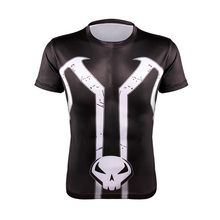 Tees Men’s quick dry Fitness T shirts 3D printed Captain America spider-man Running workout gear bodybuilding short sleeves gym