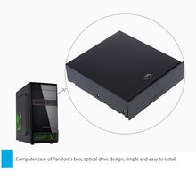Desktop Computer 5 25 Bay Case Box Rack Blank Organizer Drawer for Storage Devices Memory Cards