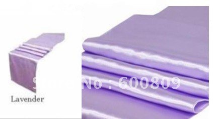 Material Bow.jpg Table runner Wedding Runner Sash Lavender  Satin material table Party Chair