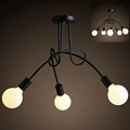 Free shipping Simple Creative Black white E27 ceiling lamp vintage personality modern brief led ceiling light