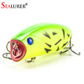 1PCS 3D Eyes Lifelike Fishing Lure 5 5cm 11g 8 Hooks Pesca Fish Popper Lures Wobbler