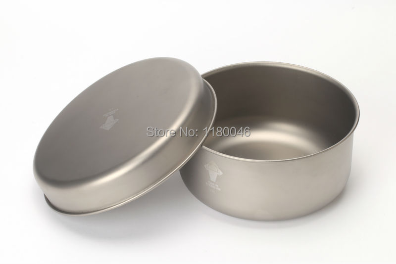 Pure Titanium Cooking Pots And Pans Set For Camping Or Daily-use Hot Sale