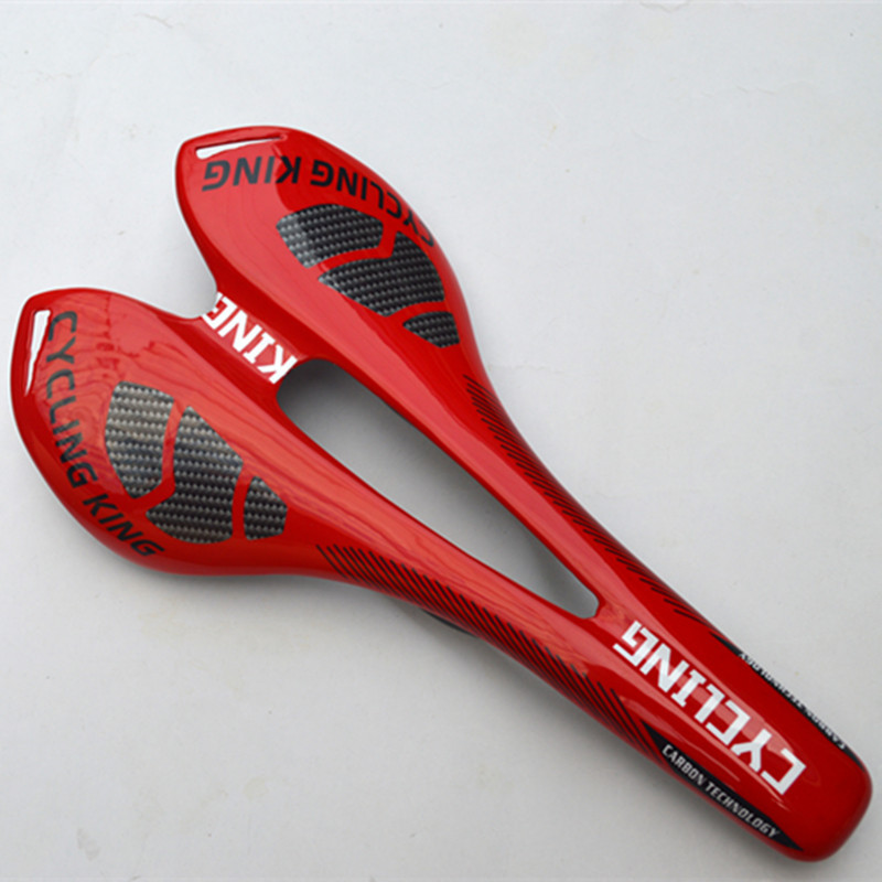 red mountain bike seat