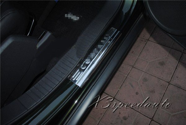 Stainless Steel Door Sill Scuff Plate For 2007 2010 Jeep Compass