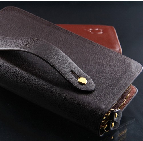 M03 brand handbag genuine leather purse men the fashion clutch men s wallets black coffee colour