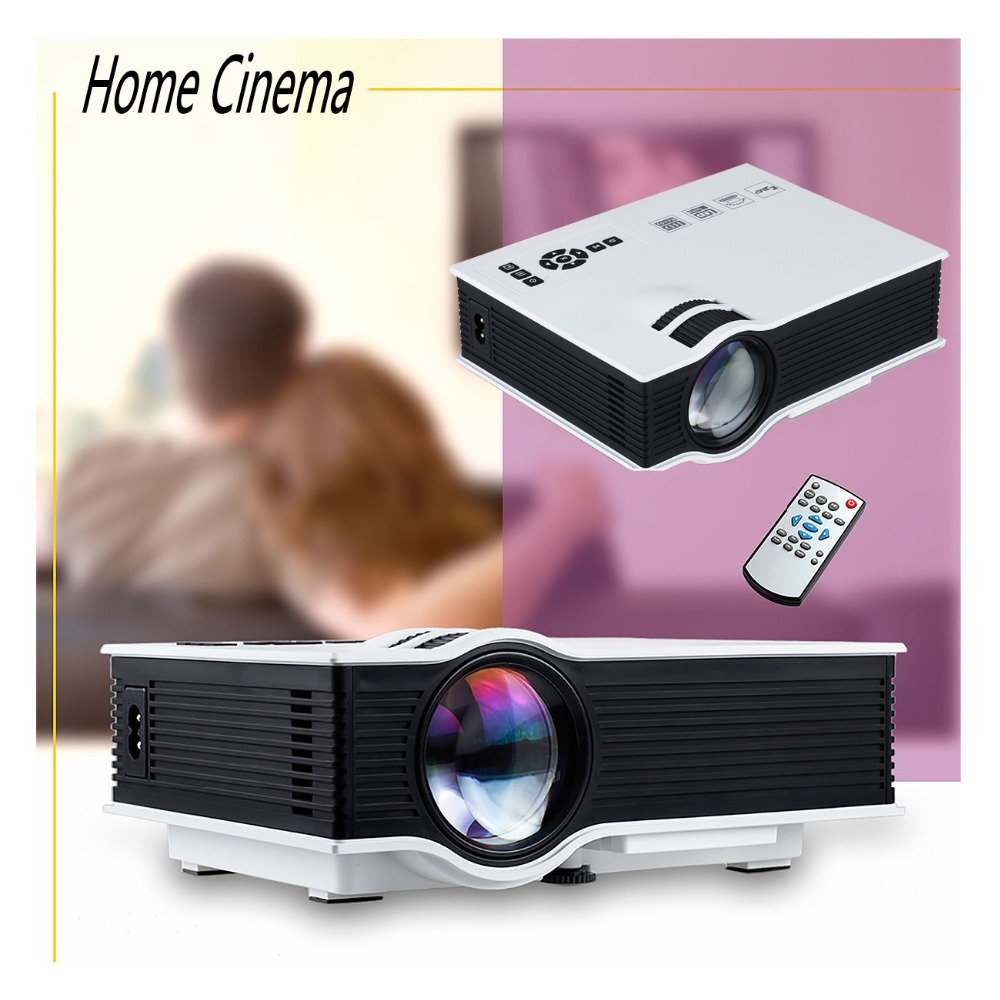 Quality Original UC40 Mini Portable 3D Projector HDMI Home Theater Cinema Beamer Multimedia Proyector Full HD 1080P Video