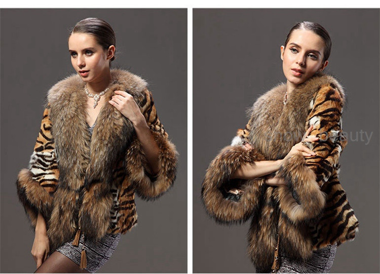 rabbit fur jacket with raccoon fur collar (3)