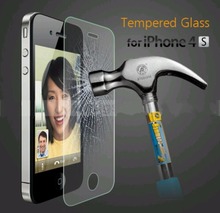 2PCS/lot For Apple Iphone 4/4S 0.3mm 9H Explosion-proof Tempered Glass Screen Protector