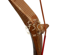 30lbs newly super quality red beech fiberglass recurve bow left or right hand longbow china horse