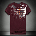 Round Back T shirt fashion 2016 for men and women 100 cotton Soccer football sportswear