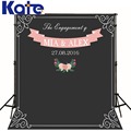 KATE DIY Wedding photobooth Chalk Archway background amazing chalkboard Custom name date backdrop photocall Excluding bracket