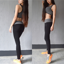 female autumn gym exercise high waist sports pants elastic quick dry trousers running fitness compressed bodybuilding