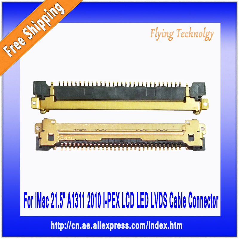 5pcs New 0 5mm 30pin I PEX LCD LED LVDS Cable Connector For imac 21 5