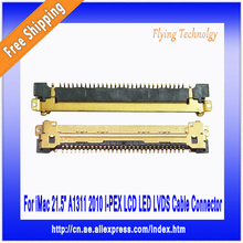 5pcs New 0.5mm-30pin I-PEX LCD LED LVDS Cable Connector For imac 21.5″ A1311 2010, For imac A1311 LCD Screen Cable Connector