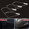 4Pcs Stainless Car Door Speaker Audio Ring Cover Trim fir For Hyundai Tucson 2016
