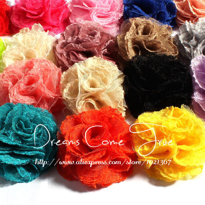 20pcs lot 20colors beautiful flower baby 20pcs lot 7cm 19colors newborn shabby tulle mesh flower 20pcs lot 20colors beautiful flower baby 20pcs lot 7cm 19colors newborn shabby tulle mesh flower