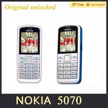 Free shipping Original Nokia 5070 GSM mobile phone Support Russian Hebrew Spanish