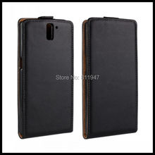 2014 New arrival! Luxury Vertical flip Genuine leather case For Oneplus one/One plus one Wholesale 100 pcs/lot