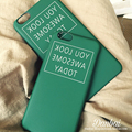 dark green original English Italian Phone Case For apples 6SPlus iPhoneSE 5 5S 6 6s 6plus