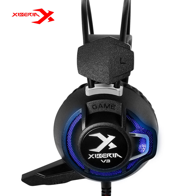 Xiberia V3 Seven Color Light Professional Electronic Sports Headset Music Bass Headphone With HD Microphone YY For LOL Game
