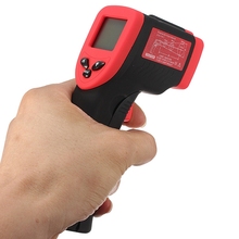 DT-500 LCD Digital -50 To 500 Degree Non-Contact Industrial Pyrometer Laser IR Point Infrared Temperature Thermometer Tester Gun