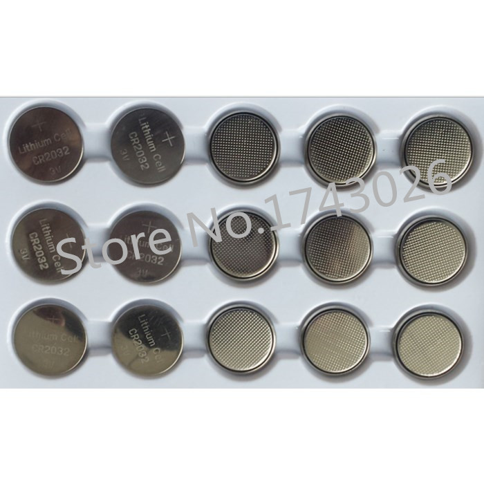 Good quality CR2032 DL2032 CR 2032 Lithium Cell Button Battery for Appliances 25 PCS package mail