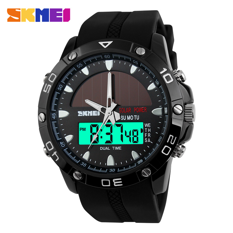 SKMEI Solar Watch Mens Top Brand Luxury Sports Watches Digital Clocks Men Quartz Multifunctional Outdoor Relogio Masculino Reloj SKMEI Solar Watch Mens Top Brand Luxury Sports Watches Digital Clocks Men Quartz Multifunctional Outdoor Relogio Masculino Reloj