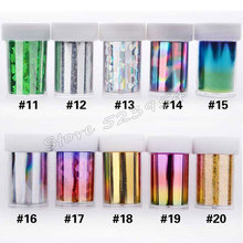 52 Designs Nail Art Transfer Foils Sticker 12pcs lot Hot Beauty Free Adhesive Nail Polish Wrap