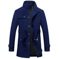 Men s Wool Jackets Spring Autumn Brand Men Woolen Coats Middle Long Jackets And Coats Mens