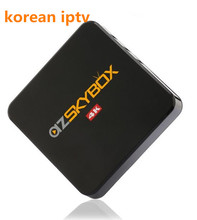 Korean Iptv Apk With Android Set Top Box R9 RK3229 Quad Cortex-A7 1 Year Subscription For Korean Channels Support 3G 4K KODI